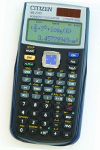 Калькулятор CITIZEN 10+2 разрядный SR-270X черный