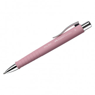 Ручка шариковая Faber-Castell Poly Ball XB 1.4 софт тач св-розовая
