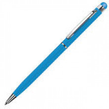 Ручка шариковая В1 TOUCHWRITER голубая со стилусом для сенсорных экранов