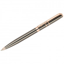 Ручка шариковая Delucci Sole корпус оружейный металл синяя 1,0мм