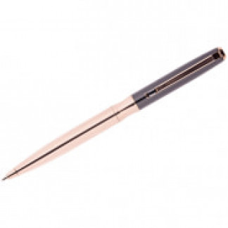 Ручка шариковая Delucci Evento корпус черный/золото синяя 1,0 мм.