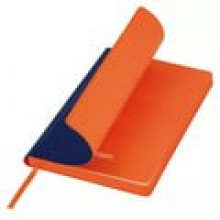 Ежедневник недатированный Portobello Trend River side синий /оранжевый145х210мм