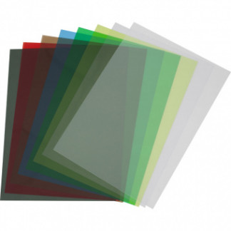 Обложка PVC для переплета прозрачно-зеленая (200, А4)
