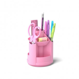 Набор канцелярский ERICH KRAUSE  Mini Desk розовый вращающийся
