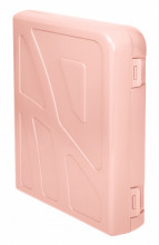 Лоток-регистратор 70 мм. CTAMM Paris розовый замок бесцветный