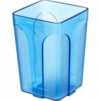Подставка для ручек ATTACHE City стакан пластик прозрачный синий