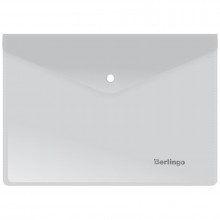 Папка-конверт на кнопке BERLINGO А5+ матовая 180мкн