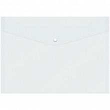 Папка-конверт с кнопкой А4 150мкм прозрачная /OfficeSpace