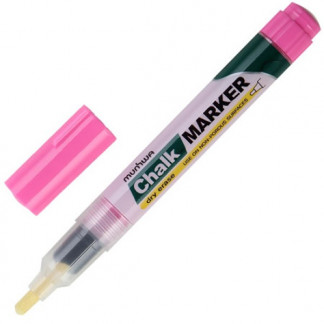 Маркер меловой MunHwa Сhalk Marker розовый 3 мм.