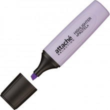 Маркер текстовыделитель ATTACHE Pastel фиолетовый 1-5 мм.