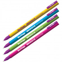 Ручка гелевая BERLINGO Color Stick черная 0,5 мм.