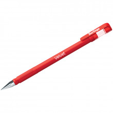 Ручка гелевая BERLINGO Velvet 0,5 красный стержень прорезиненный корпус