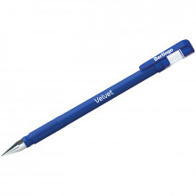 Ручка гелевая BERLINGO Velvet прорезиненный корпус синяя 0,5 мм.