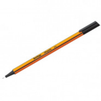 Ручка капиллярная BERLINGO Rapido черная трехгранная 0,4