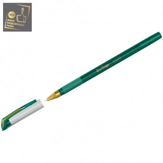 Ручка шариковая BERLINGO xGold 0,7 зеленый стержень