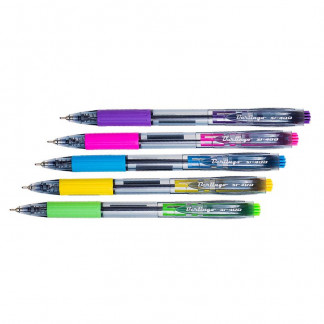 Ручка шариковая автоматическая BERLINGO SI-400 Color 0,7 синий стержень