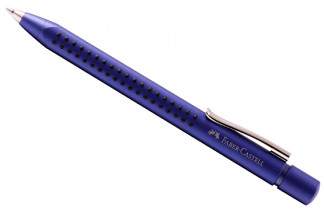 Ручка шариковая автоматическая FABER-CASTELL GRIP голубой стержень