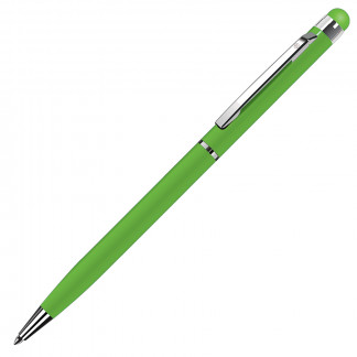 Ручка шариковая B1 TOUCHWRITER зеленое яблоко со стилусом для сенсорных экранов