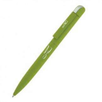 Ручка шариковая Jupiter покрытие soft touch, цвет зеленое яблоко