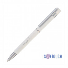 Ручка шариковая Mars, белый, покрытие soft touch