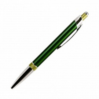Ручка шариковая PORTOBELLO Bali алюминий, зеленый/салатовый, отделка хром