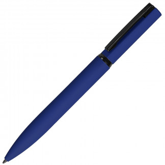 Ручка шариковая B1 MIRROR BLACK металл покрытие soft touch темно-синий