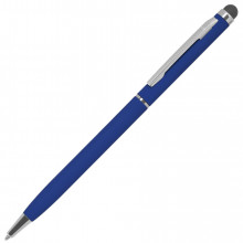 Ручка шариковая TOUCHWRITER синий/хром со стилусом для сенсорных экранов