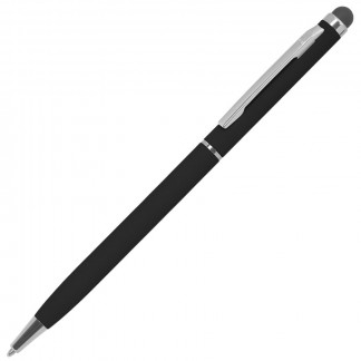 Ручка шар.TOUCHWRITER черный/хром со стилусом для сенсорных экранов