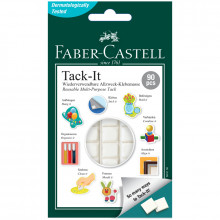 Масса для приклеивания Faber-Castell Tack-it90кубиков 50г картон уп.европодвес