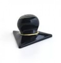 Оснастка пластиковая см.оленская треугольная (47*47*47 мм.) цвет черный