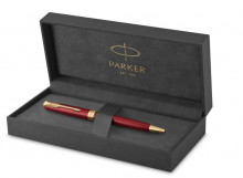 Ручка PARKER SONNET ESSENTIAL Laque Red GT M РШ черный