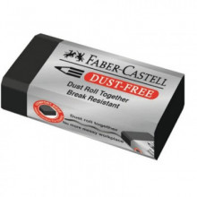 Ластик FABER-CASTELL DUST-FREE ПВХ 60х21х11 мм.